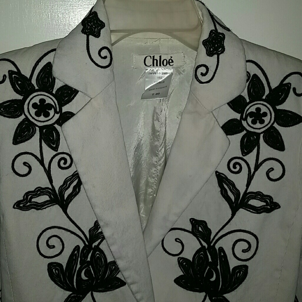 Authentic Gorgeous Vintage Sequin Light Gray & Bl… - image 3